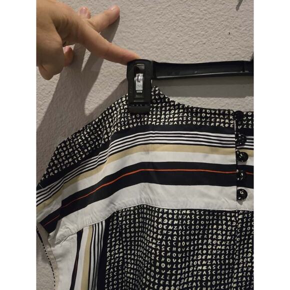 Proenza Schouler Women's Silk Scarf Top Size 4 Multicolor Sleeveless - Picture 4 of 13